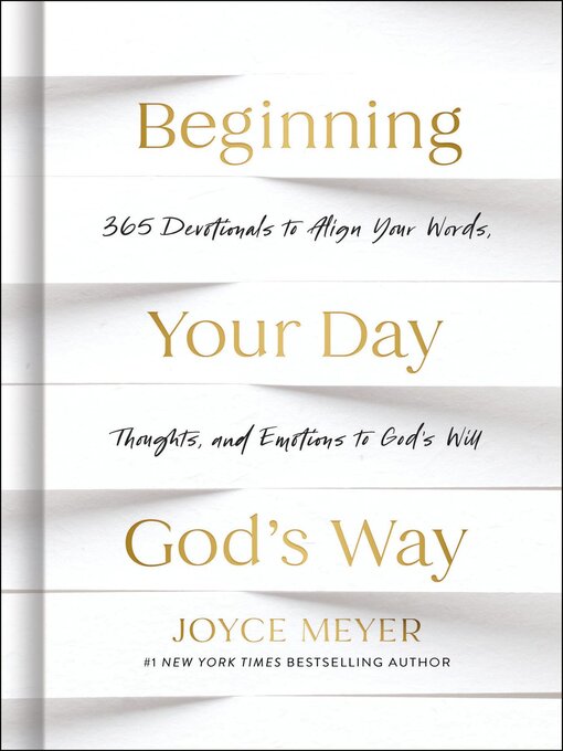 Cover image for Beginning Your Day God's Way
